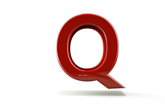 3d letter collection.letter Q
