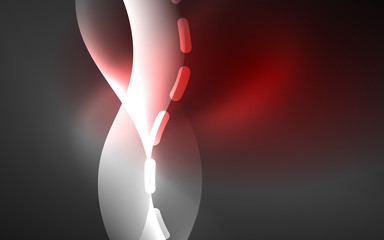 Fototapete - Neon abstract background. Background decoration. Trendy graphic design.