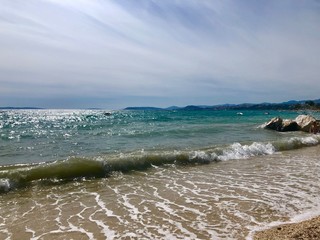 beach and sea