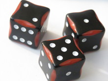 Red Black White Dirty Dice