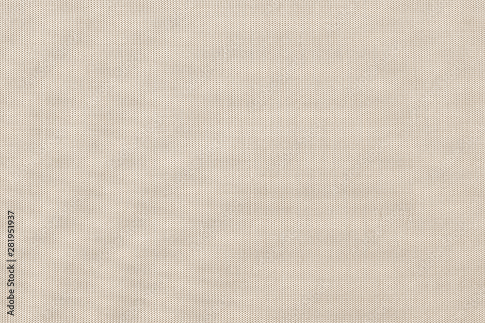 Cotton silk natural blended fabric wallpaper texture pattern background in light pastel pale white beige cream brown - obrazy, fototapety, plakaty 