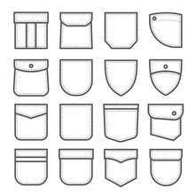 Patch Pocket Set, Fabric And Cloth Element
