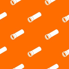 Poster - plastic pipe pattern vector orange for any web design best