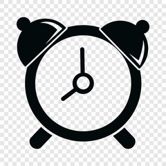 Poster - Alarm clock icon. Simple illustration of alarm clock vector icon for web