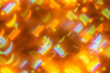 Multi colour blur bokeh crystal light abstract background.