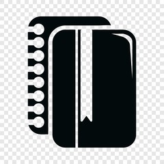 Poster - Copy book icon. Simple illustration of copy book vector icon for web