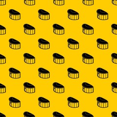 Poster - Window frame pattern seamless vector repeat geometric yellow for any design