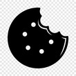 Bite biscuits icon. Simple illustration of bite biscuits vector icon for web