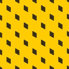 Poster - Square window frame pattern seamless vector repeat geometric yellow for any design