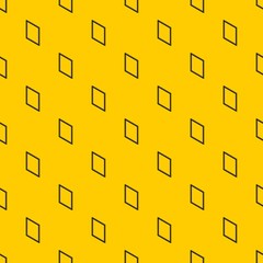 Poster - Metal-plastic window frame pattern seamless vector repeat geometric yellow for any design