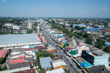 Canvas Print - THAILAND PHITSANULOK CITY ROAD