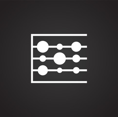 Poster - Infographics related icon on background for graphic and web design. Simple illustration. Internet concept symbol for website button or mobile app.