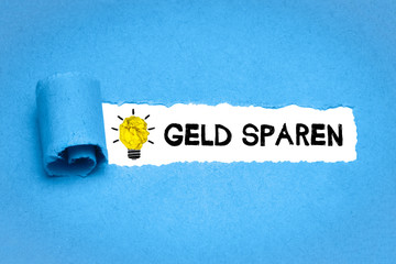 Poster - Geld sparen