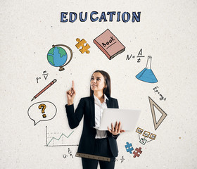Poster - education and science concept