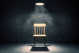 Fototapeta  - Illuminated chair in interior