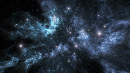Wall Mural - dark nebula loopable spin