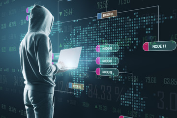 Poster - Hacker using big data interface