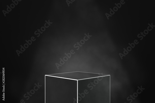 Abstract square pedestal