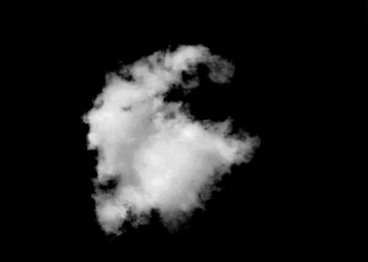 Wall Mural - white cloud object for nature design summer background