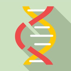 Poster - Noninteger dna icon. Flat illustration of noninteger dna vector icon for web design