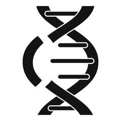 Poster - Noninteger dna icon. Simple illustration of noninteger dna vector icon for web design isolated on white background