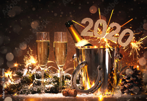 Cuadros en Lienzo New Years Eve celebration