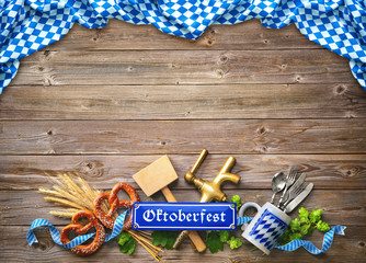 Wall Mural - Background for Oktoberfest