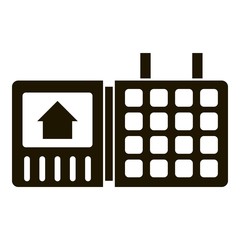 Poster - Security home keypad icon. Simple illustration of security home keypad vector icon for web design isolated on white background