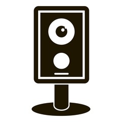 Poster - Web camera icon. Simple illustration of web camera vector icon for web design isolated on white background