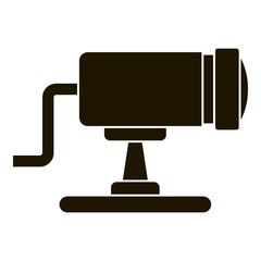 Poster - Conference camera icon. Simple illustration of conference camera vector icon for web design isolated on white background