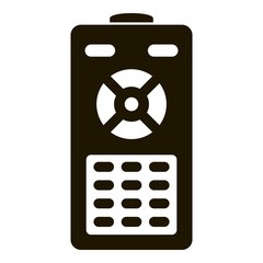 Poster - Smart house remote control icon. Simple illustration of smart house remote control vector icon for web design isolated on white background