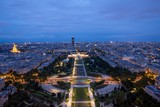 Fototapeta Miasto - Paris France Aerial 