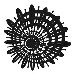 Poster - Badminton shuttlecock icon. Simple illustration of badminton shuttlecock vector icon for web design isolated on white background