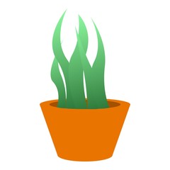 Poster - Succulent icon. Cartoon of succulent vector icon for web design isolated on white background
