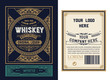 © Roverto - Old label design for Whiskey and Wine label, Restaurant banner, Beer label.  illustration