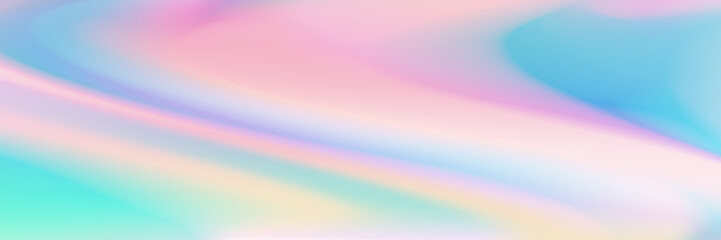 Aufkleber - horizontal abstract pastel holographic texture design for pattern and background