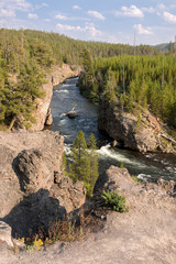 Wall Mural - Firehole canyon drive  in Yellowstone National Park in Wyoming