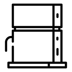 Poster - Modern game console icon. Outline modern game console vector icon for web design isolated on white background