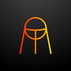 Aufkleber - satellite nolan icon. Elements of science set. Simple icon for websites, web design, mobile app, info graphics