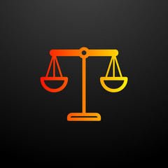 Aufkleber - Libra nolan icon. Elements of science set. Simple icon for websites, web design, mobile app, info graphics
