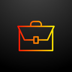 Poster - portfolio nolan icon. Elements of science set. Simple icon for websites, web design, mobile app, info graphics