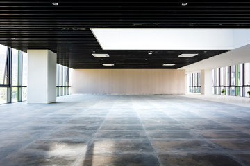 Canvas Print - empty corridor in the modern office building.