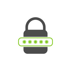 Poster - Password vector icon