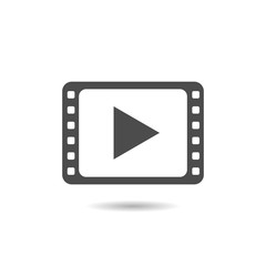 Poster - Play vector icon