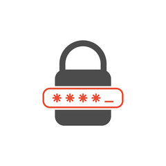 Poster - Password vector icon