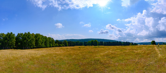 Voigtland in Sachsen, Deutschland, Panorama