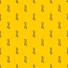 Poster - Clamping mites pattern seamless vector repeat geometric yellow for any design