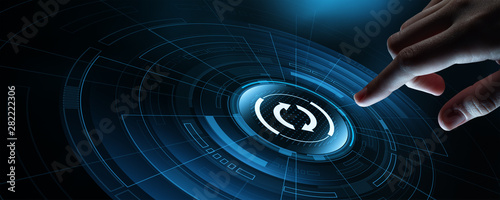 Cuadros en Lienzo Update Software Computer Program Upgrade Business technology Internet Concept