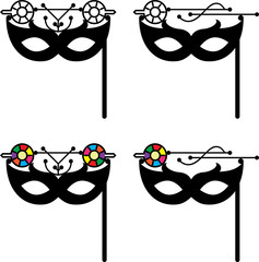 Poster - Carnival Mask Icon