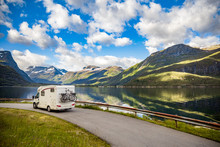 Family Vacation Travel RV, Holiday Trip In Motorhome